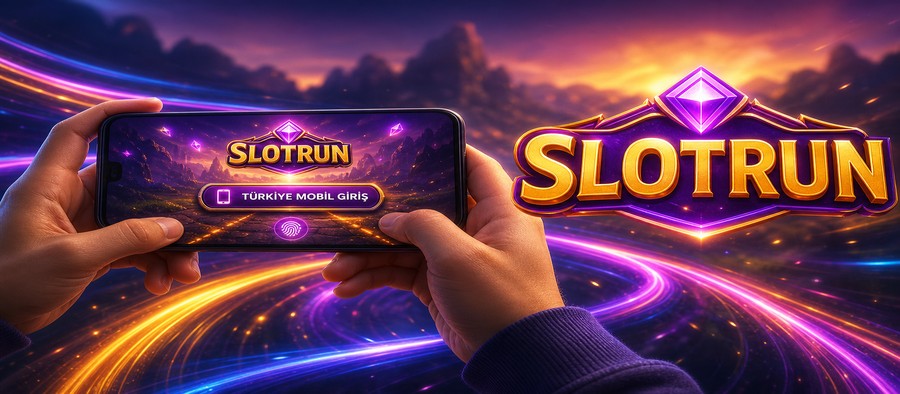 Slotrun mobil giriş rehberi telefon görseli