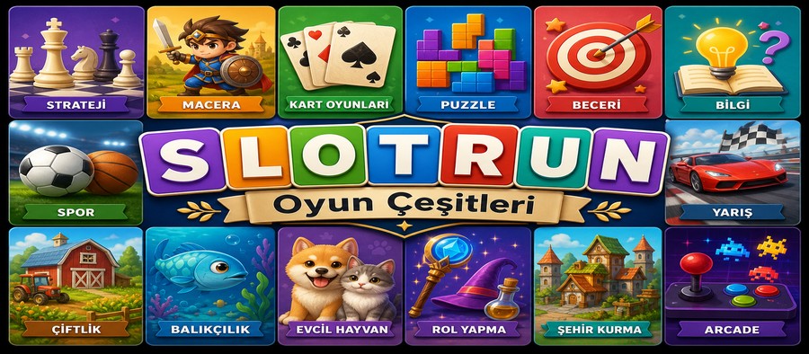 Slotrun oyun çeşitleri karşılaştırma görseli