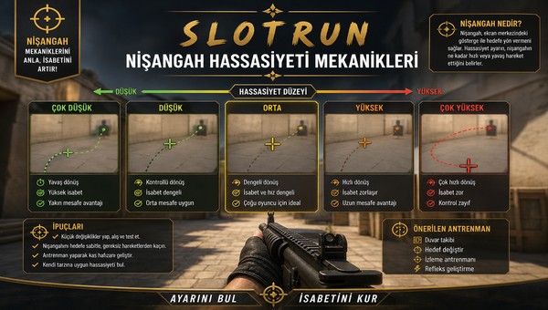 Slotrun FPS mekanikler ve nişangah kontrolü rehberi